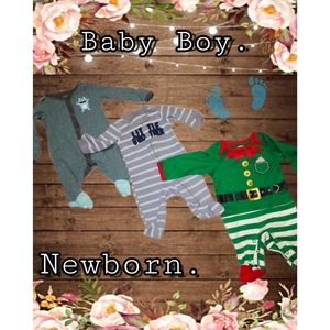 Carter's/ Koala baby/ Holiday time bby boy onesies